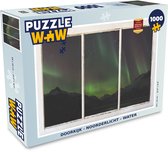 Puzzel Doorkijk - Noorderlicht - Water - Legpuzzel - Puzzel 1000 stukjes volwassenen