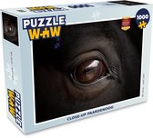 Puzzel Close-up paardenoog - Legpuzzel - Puzzel 1000 stukjes volwassenen
