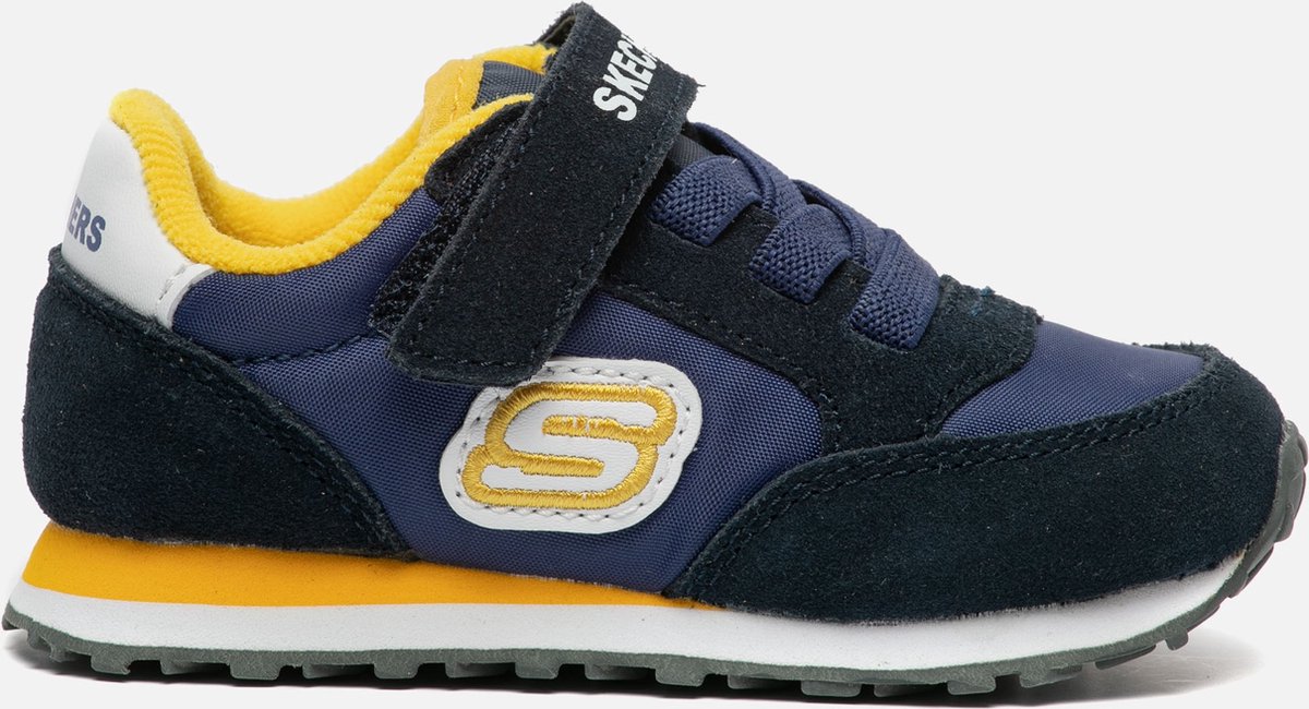 Skechers Retro Sneaks - Gorvox Jongens Sneakers - Navy/Gold