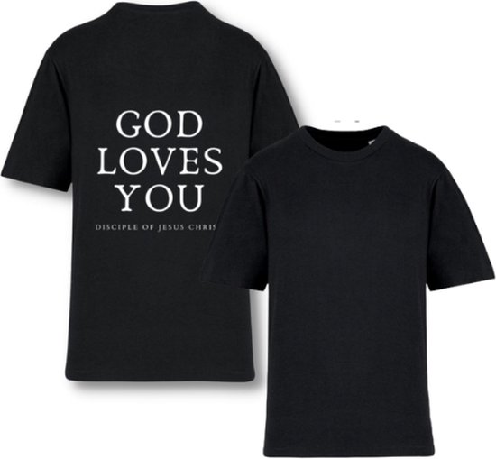 Verklaring Reiziger Bekend God loves you Shirt | Christelijke kleding | Heren Shirt Jesus | Oversized  Shirt |... | bol.com