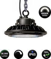 LED UFO Highbay lamp - 2 Stuks - 240W - IP65 Waterbestendig - 10+ meter Hoogte - 36000 Lumen - 4000K - Dimbaar - Philips LED driver