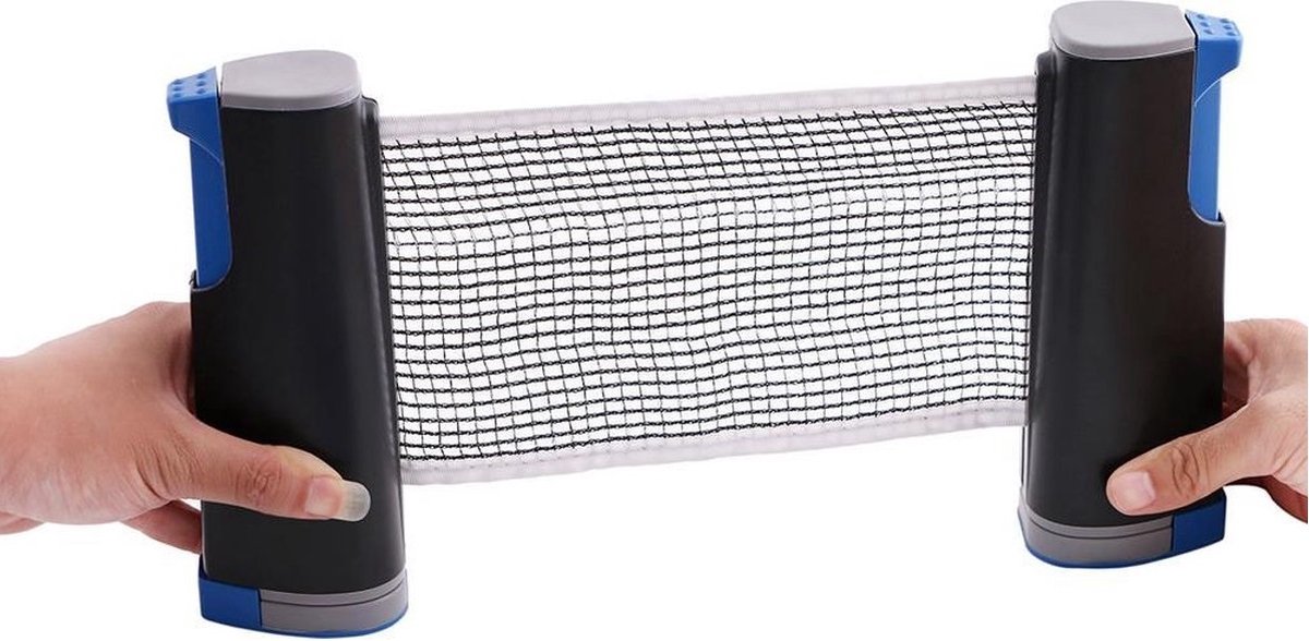 AJ-Sports Tafeltennis set - Ping pong set - Pingpong - Tafeltennis Batjes - Tafeltennis Ballen - Ping pong tafel set - Ping pong ballen - Uitschuifbaar Net - Inclusief 3 balletjes en 2 batjes — afbeelding 9