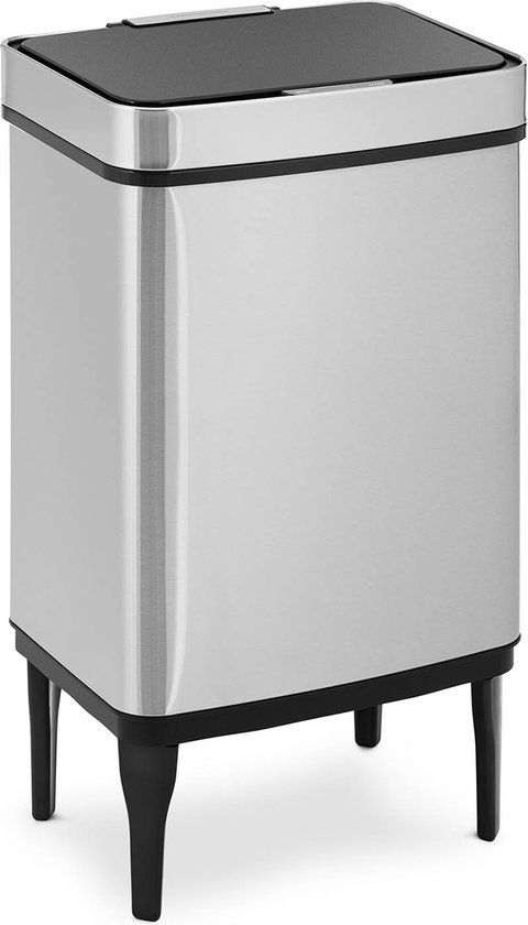 Fromm & Starck Afvalbak - 45 l - grijs - pootjes