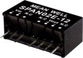 Mean Well SPAN02B-03 DC/DC-convertermodule 500 mA 2 W Aantal uitgangen: 1 x