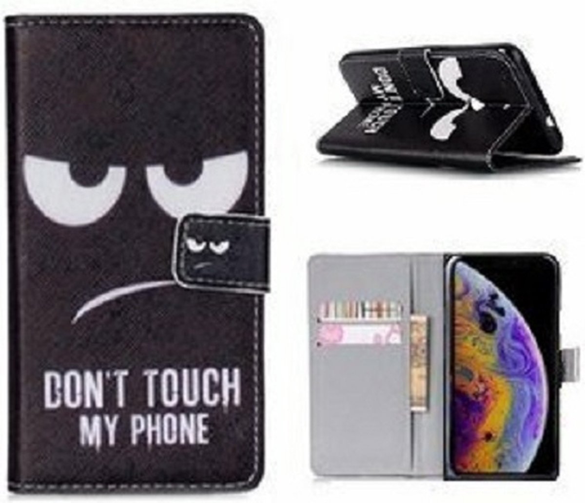 iPhone XS Hoesje Met Pasjeshouder Bookcase My Phone Print