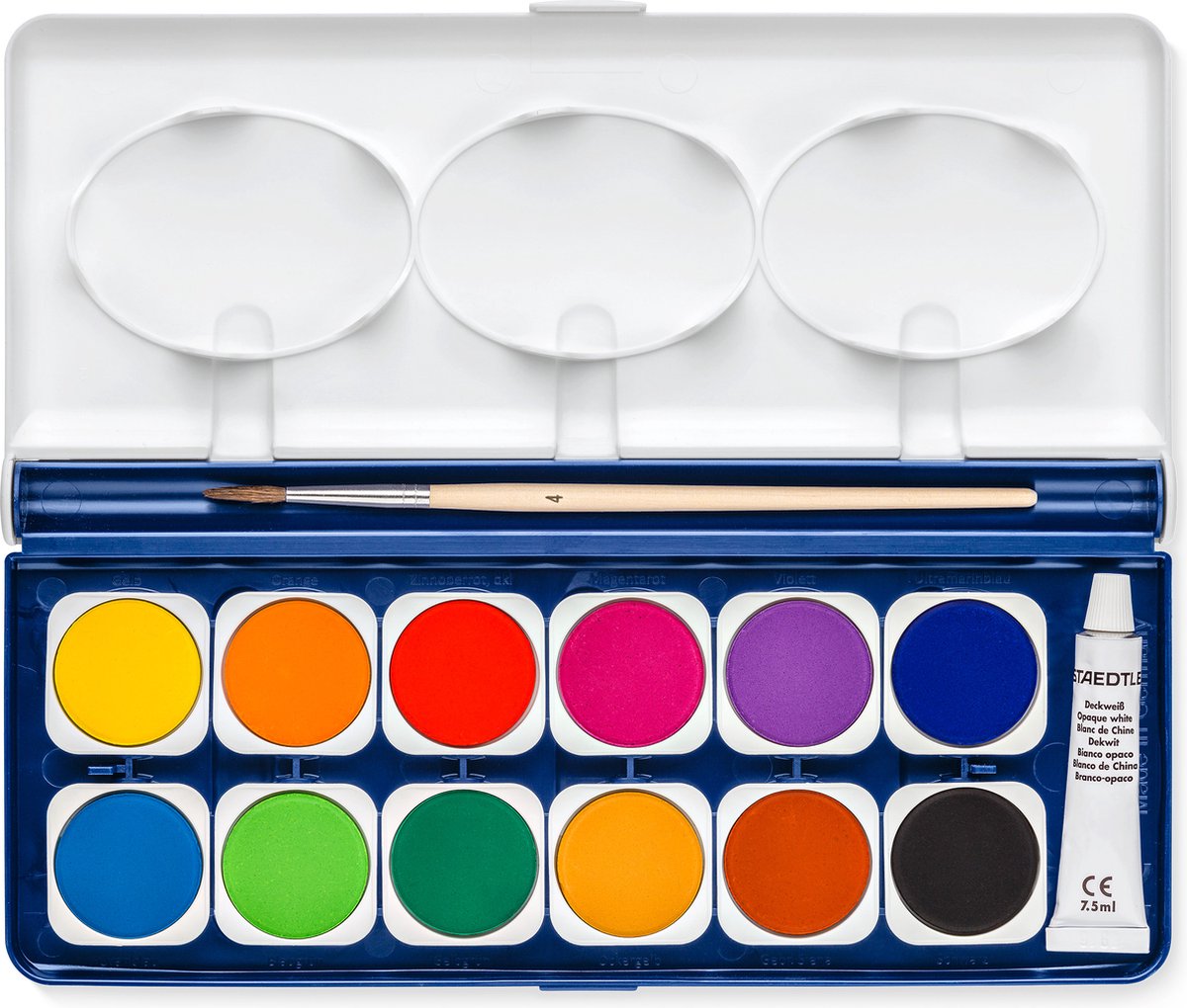 STAEDTLER Noris waterverf - verfdoos 12 kleuren — afbeelding 5