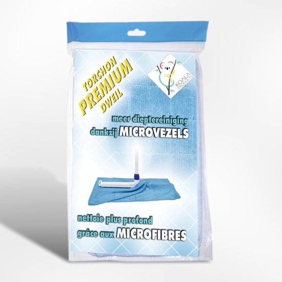 KOALA Mop Microfibre pour un nettoyage plus en profondeur - 3 pièces