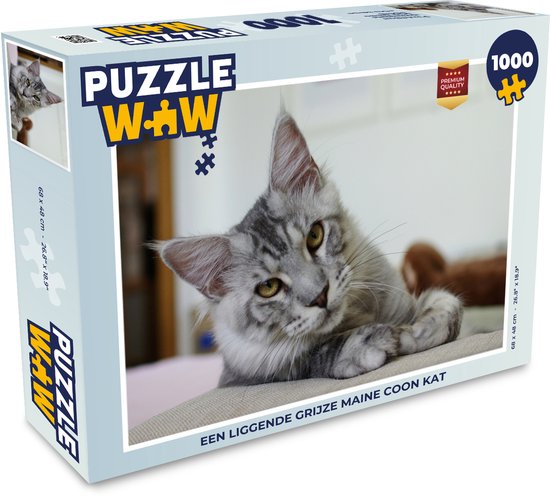 Puzzle Le chat Maine Coon - 1000 pièces