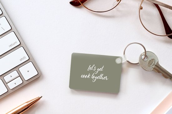 Porte-clés - Proverbes - Let's ensemble - Citations - Cuisine - Distribution de cadeaux - Plastique