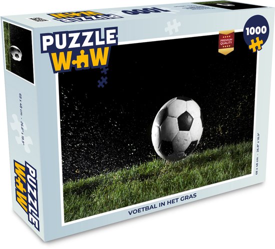 Puzzle Voetbal dans l'herbe - Puzzle - Puzzle 1000 pièces adultes