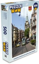 Puzzel Levendige straten in de Duitse stad Freiburg - Legpuzzel - Puzzel 500 stukjes