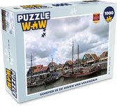Puzzel Schepen in de haven van Volendam - Legpuzzel - Puzzel 1000 stukjes volwassenen