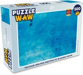 Puzzel Verf - Muur - Blauw - Legpuzzel - Puzzel 500 stukjes