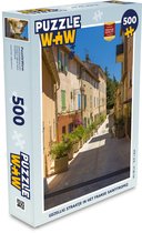 Puzzel Gezellig straatje in het Franse Saint-Tropez - Legpuzzel - Puzzel 500 stukjes