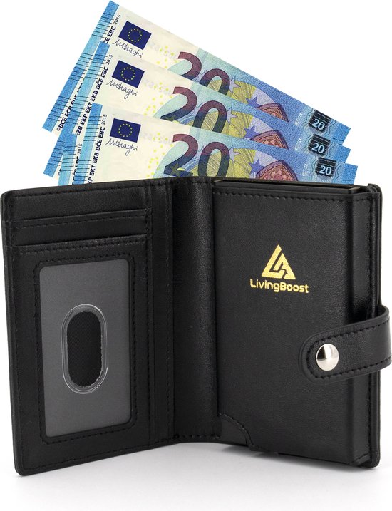 Airtag – Pasjeshouder – Portemonnee – 12 pasjes + Briefgeld en... | bol.com