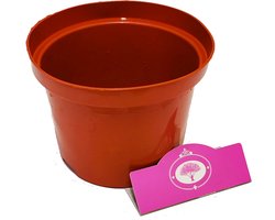 Kweekpot Grijs - 17cm, Hoogte 13cm, 2 Liter - 25 stuks