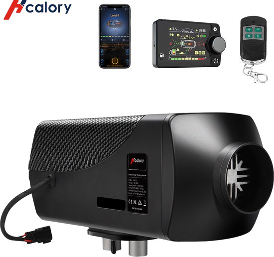 HCalory Parking Heater Diesel -10L Auto Diesel Air Heater - 12V 24V 5-8 KW