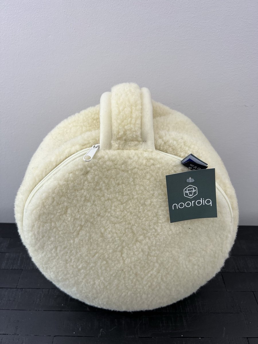 Noordiq - Yoga / Meditatie Kussen - Wol - 30 x 15 cm