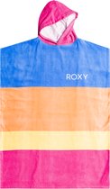 Roxy - Badcape met capuchon voor dames - So Much Pop - Regatta blauw - maat Onesize