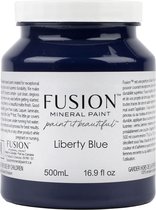 Fusion mineral paint - meubelverf - acrylverf - blauw - liberty blue - 500 ml