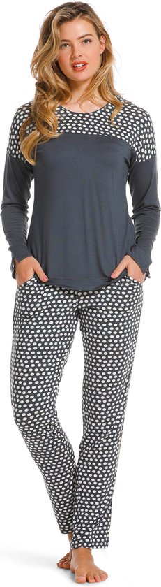 Pyjama - Pastunette - grijs - 25222-322-2/150 - maat 38