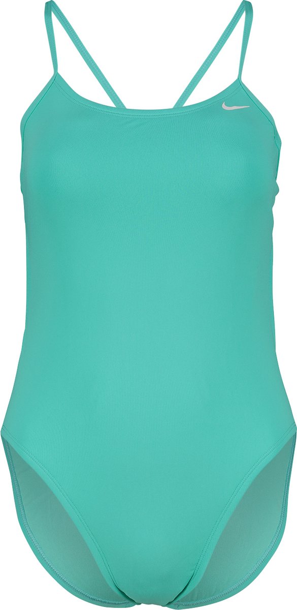 Nike Swim Hydrastrong Solid CutOut Zwempak Sneldrogend, platte naden