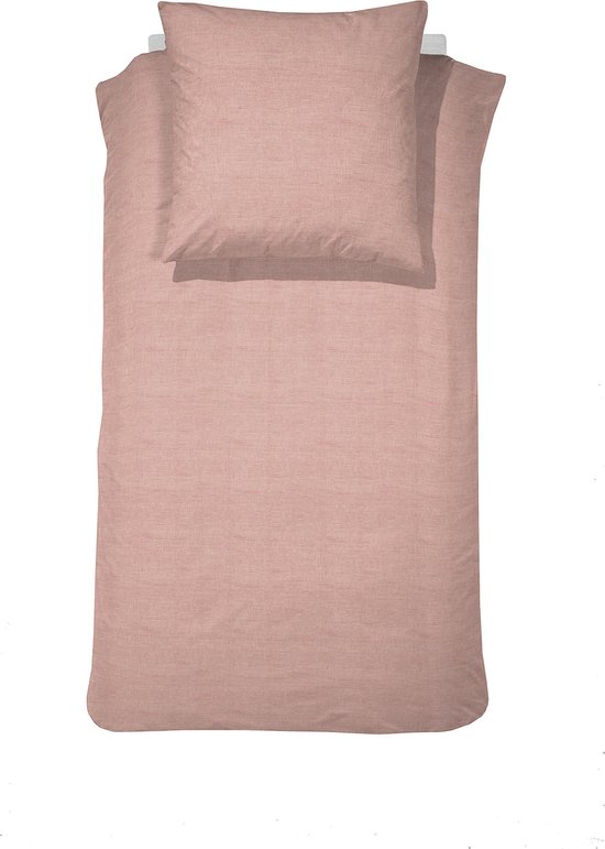 Parure de lit 1 personne Cinderella Lyn 135x200cm coton rose + 1 taie d'oreiller 60x70