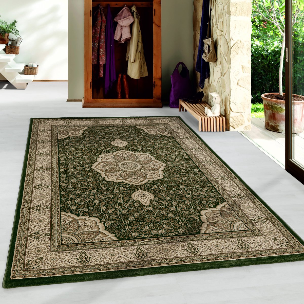 Perzisch vloerkleed - Kashmir Groen 2601 200x290cm