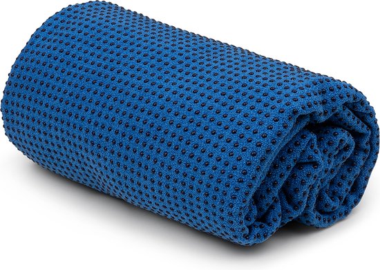 MindBaas Yoga Handdoek - Fitness Handdoek - Sneldrogend - Oceaan Blauw -... |