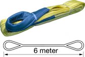 TETRA Hijsband - Werklast 3 Ton - Lengte 6 Meter - Hijsbanden - Heffen - Hijsen