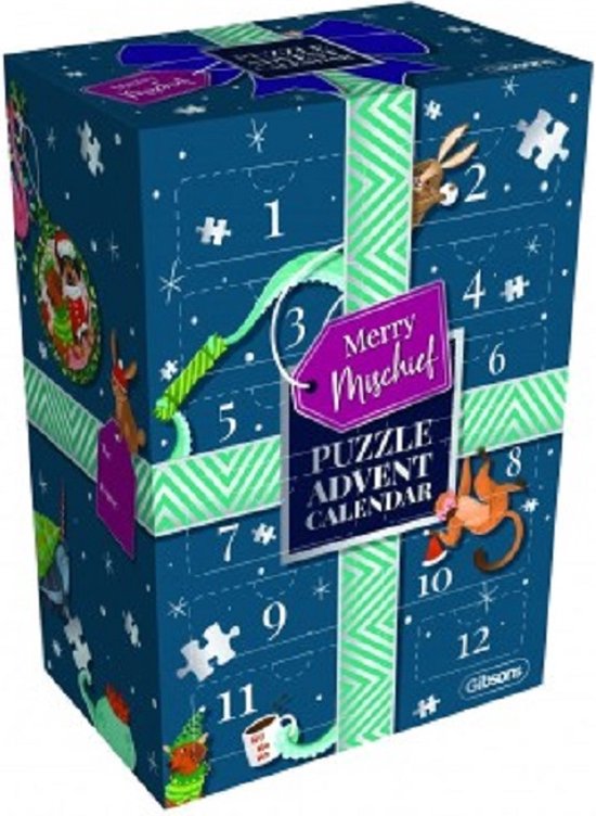 Gibsons Merry Mischief Adventskalender Multi.