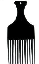 Afro kam - Groot - Haar styling - Afro comb grof - Hair comb - Krullen - Zwart