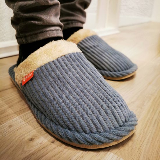 VAASZ - Corduroy Pantoffels Ribbels / Sloffen / Slippers / Huisschoenen /  Muil / | bol.com