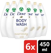 Bol.com Dove Nourishing Silk Douchegel - 6 x 450 ml - Voordeelverpakking aanbieding