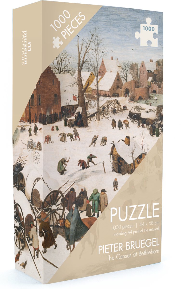 Lanzfeld - Puzzel Volwassenen - 1000 Stukjes - P. Bruegel De Oude - Census In Bethlehem - Kunst