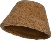 Bucket Hat Reversible - Draagbaar aan 2 kanten - Teddy/Suedine - Bruin - Winter