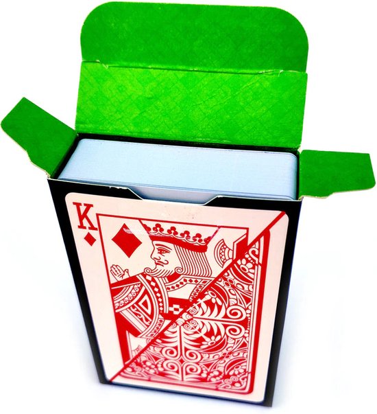 Thumbnail van een extra afbeelding van het spel 2x Plastic Speelkaarten | Waterdicht | Volwassenen | Poker | Rood