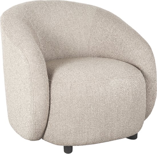 LABEL51 Fauteuil Alby - Beige - Chicue Boucle | bol.com