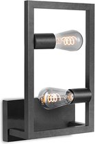 LABEL51 Quadrato Wandlamp - Zwart - Metaal