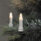 Kaarsverlichting buiten - LED kaarsen kerstboom - 25 kaarsen - 2700K Warm wit - 19 meter - IP44