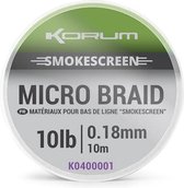 Korum Smokescreen Micro Tresse 10m 0 mm 10 lbs
