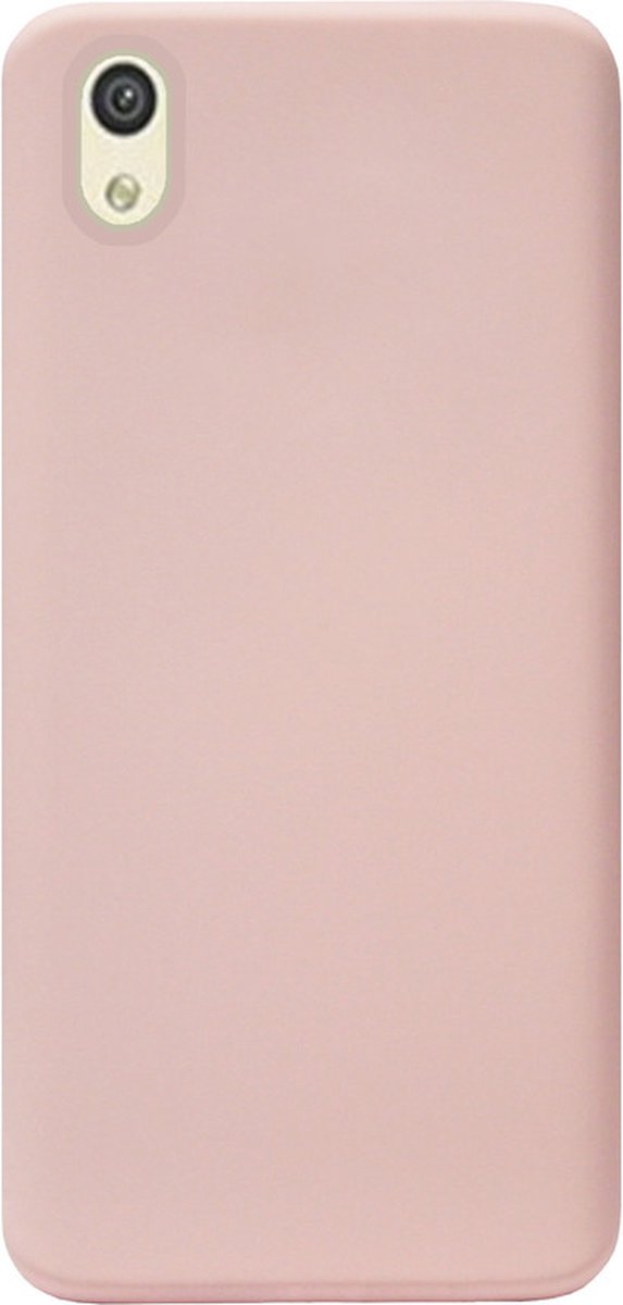 ADEL Premium Siliconen Back Cover Softcase Hoesje Geschikt voor Huawei Y5 (2019) - Lichtroze