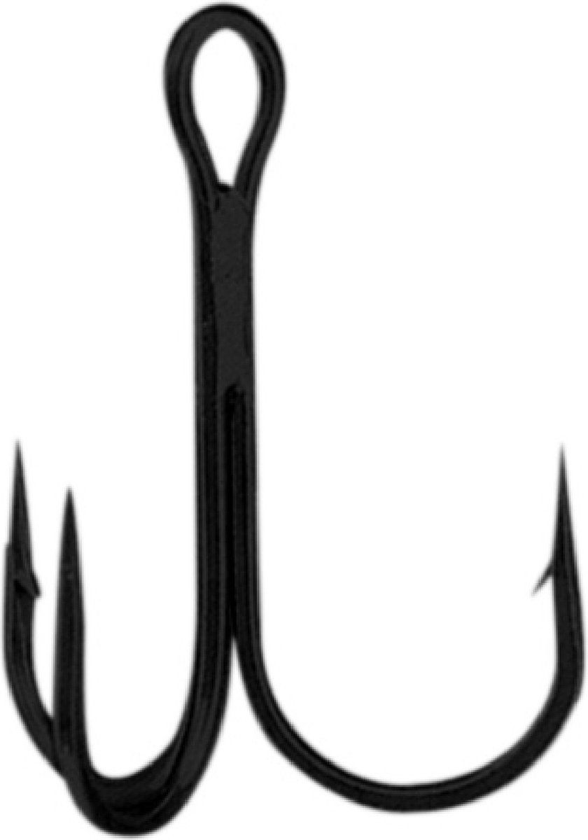 Gamakatsu Treble 13B - Dreg - Maat 1/0  - 10 Stuks - Brons