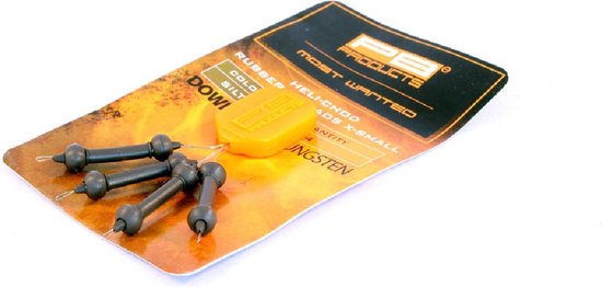 PB Products - Downforce Tungsten - Heli-Chod Rubber & Beads - Weed (X-Small) - LB products