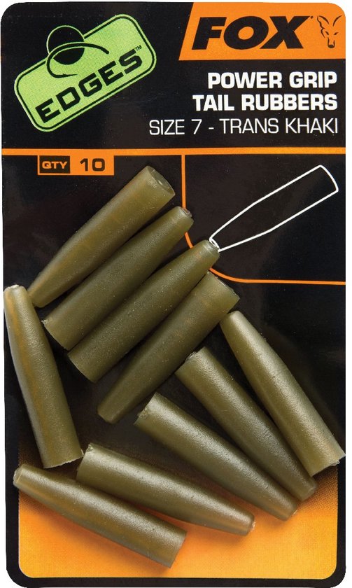 Fox Edges Powergrip Tail Rubbers - Camo van Fox — afbeelding 2