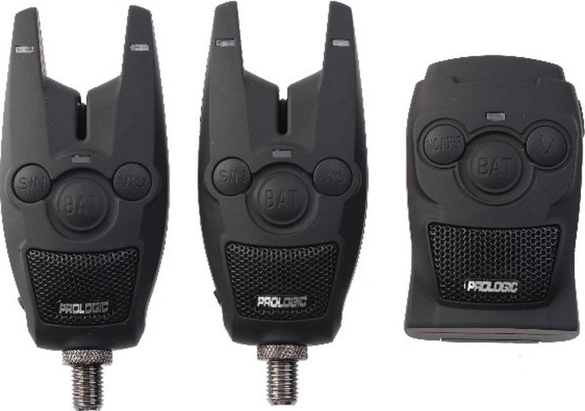 Prologic BAT + Bite Alarm Set 2+1 - Beetmelderset - blauwe led