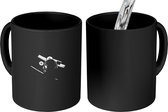 Mug Magique - Photo sur Mugs Chauffants - Tasse à Café - Zwart - Appareil Photo - Design - Wit - Mug Magic - Tasse - 350 ML - Tasse à Thé