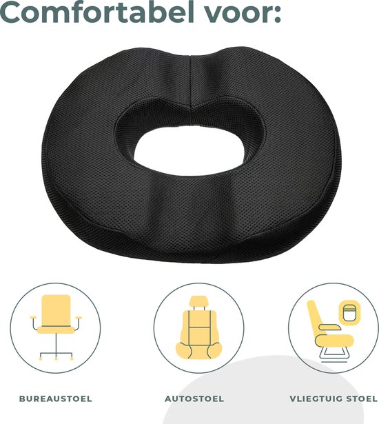Lifetec Premium ® Pro Ring Ice - Coussin ergonomique pour coccyx -  Coussin | bol