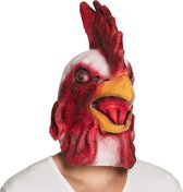 Boland - Latex hoofdmasker Haan - Volwassenen - Vogel - Dieren - Grappig - Fout