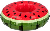Boland - Opblaasbare bekerhouder Watermeloen (20 cm) - Kinderen en volwassenen - Verjaardag, Kinderfeestje, Themafeest, Tienerfeestje - Tropisch